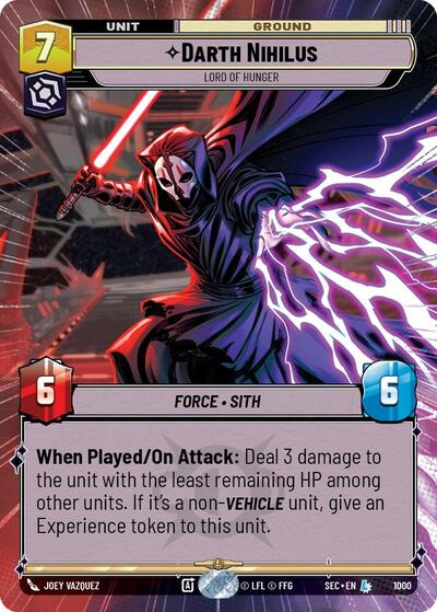 Darth Nihilus - Lord of Hunger (Hyperspace) - Foil