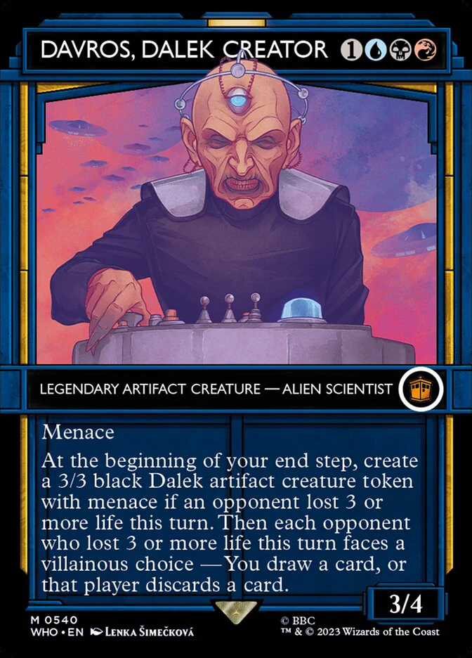 Davros, Dalek Creator - Borderless - Inverted - Legendary - Showcase