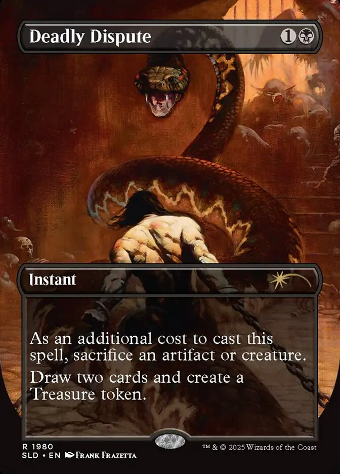 Deadly Dispute - Borderless - Full Art - Inverted