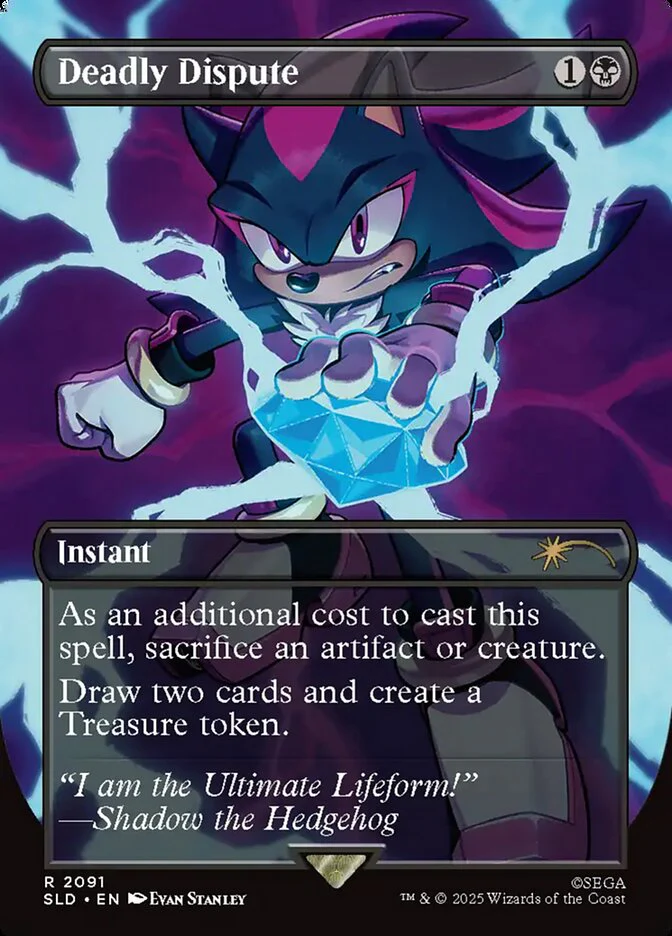 Deadly Dispute - Borderless - Full Art - Inverted