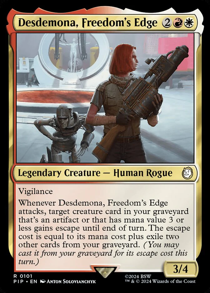 Desdemona, Freedom's Edge - Legendary