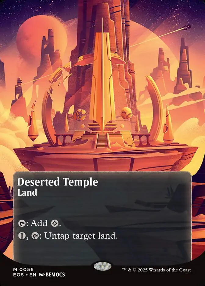 Deserted Temple - Borderless - Full Art - Inverted (Foil)