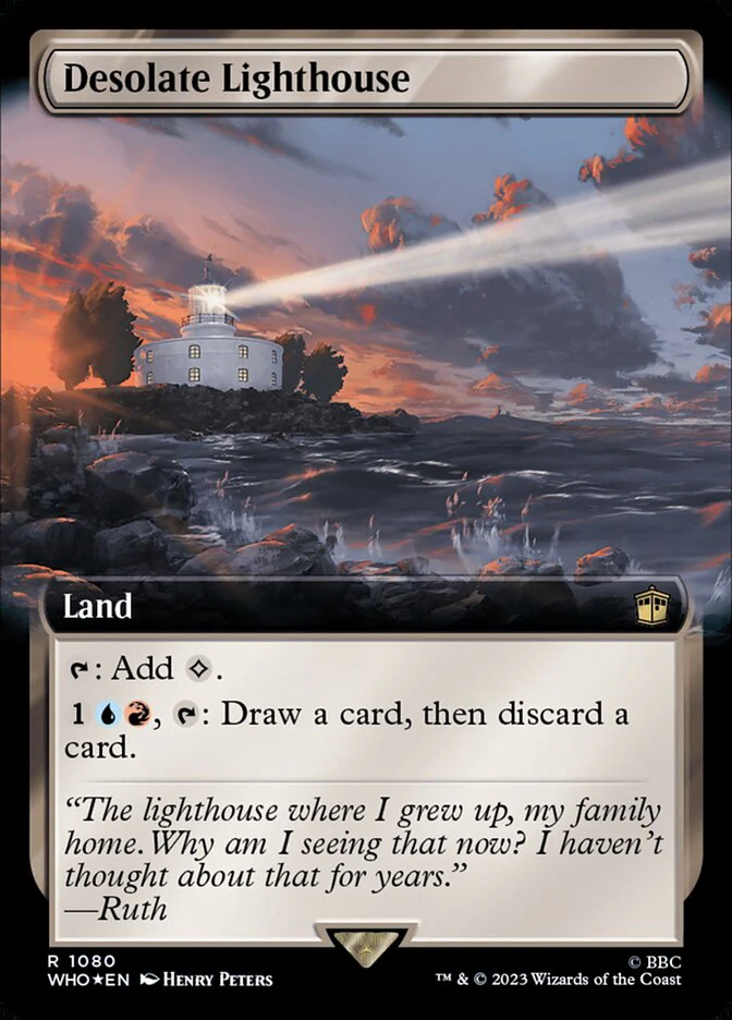 Desolate Lighthouse - Extended Art - Surge Foil (Foil)