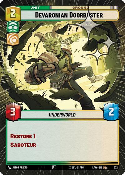 Devaronian Doorbuster (Hyperspace) - Foil