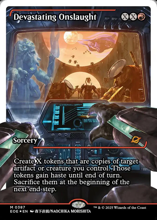 Devastating Onslaught - Full Art - Inverted (Foil)