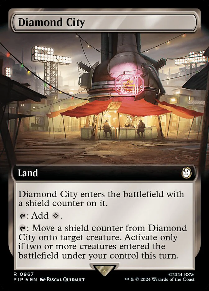 Diamond City - Extended Art - Surge Foil (Foil)