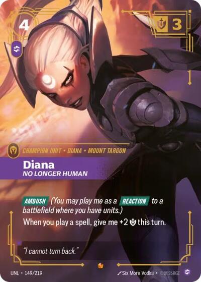 Diana - No Longer Human - Foil