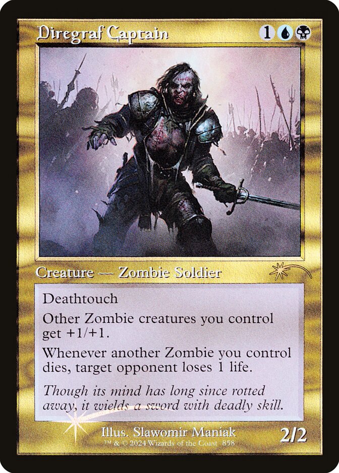 Diregraf Captain - Retro Frame (Foil)