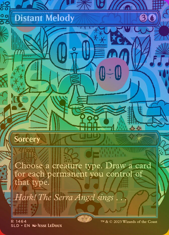 Distant Melody - Borderless - Full Art - Inverted (Foil)