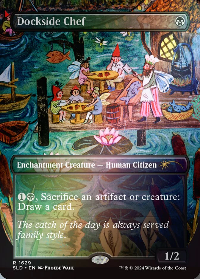 Dockside Chef - Borderless - Full Art - Inverted (Foil)
