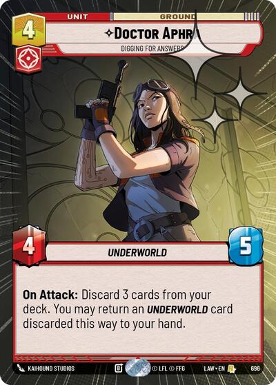 Doctor Aphra - Digging for Answers (Hyperspace) - Foil
