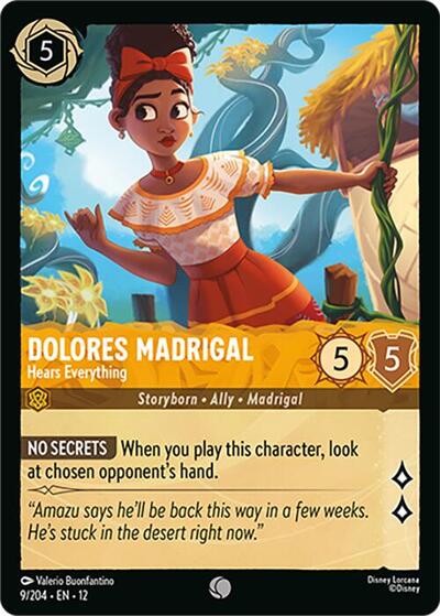Dolores Madrigal - Hears Everything - Foil