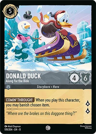 Donald Duck - Along for the Ride - Foil