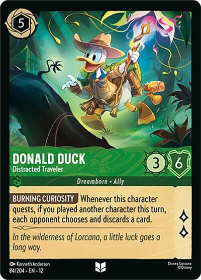Donald Duck - Distracted Traveler - Foil