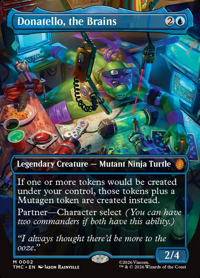 Donatello, the Brains - Borderless - Full Art - Inverted - Legendary