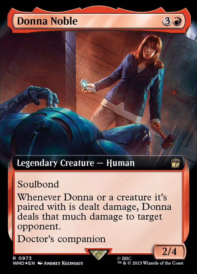 Donna Noble - Extended Art - Legendary - Surge Foil (Foil)