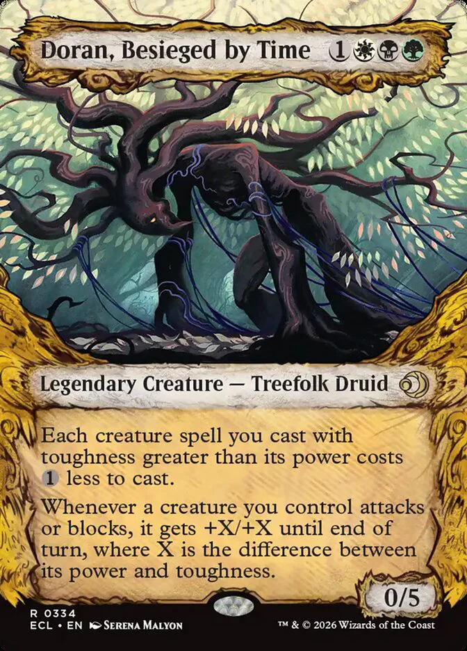 Doran, Besieged by Time - Borderless - Legendary - Showcase (Foil)