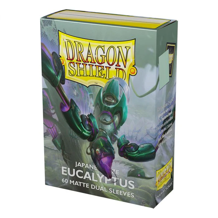 DRAGON SHIELD SLEEVES DUAL JAPANESE MATTE EUCALYPTUS