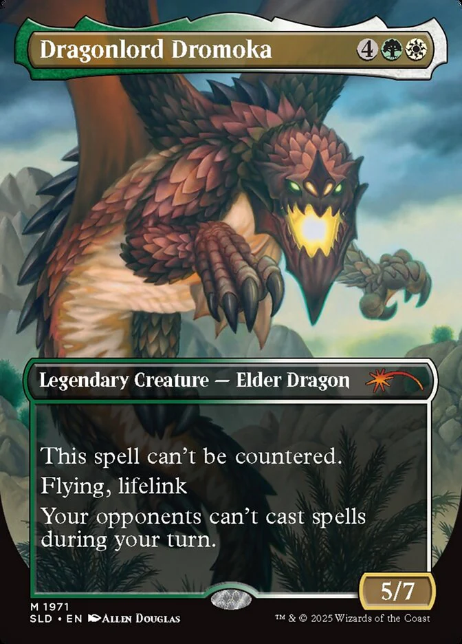 Dragonlord Dromoka // Dragonlord Dromoka - Borderless - Full Art - Legendary (Foil)