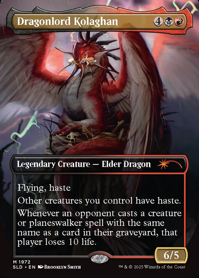 Dragonlord Kolaghan // Dragonlord Kolaghan - Borderless - Full Art - Legendary
