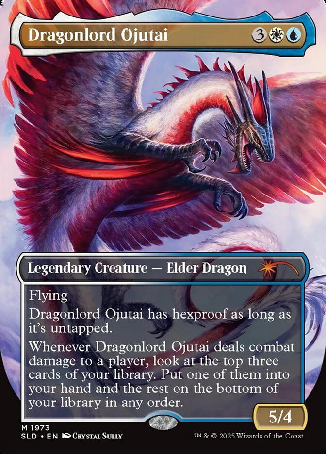 Dragonlord Ojutai // Dragonlord Ojutai - Borderless - Full Art - Legendary (Foil)