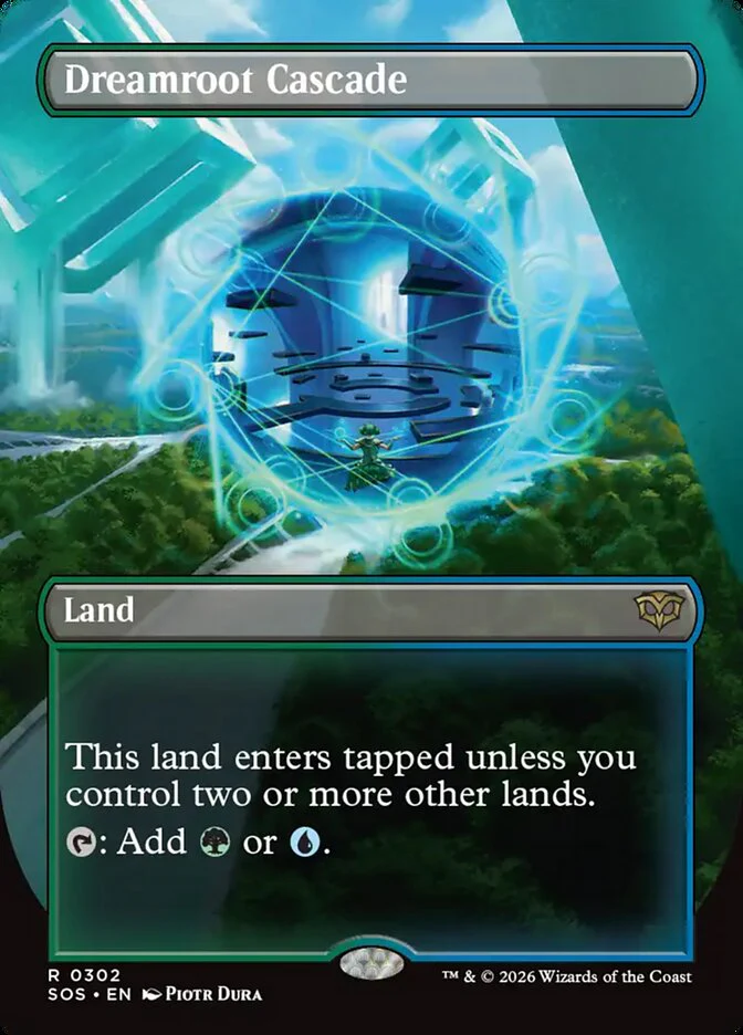 Dreamroot Cascade - Borderless - Full Art - Inverted (Foil)