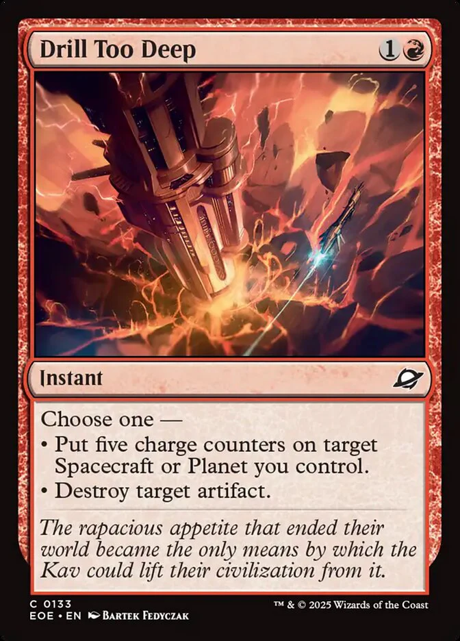 Drill Too Deep (Foil)