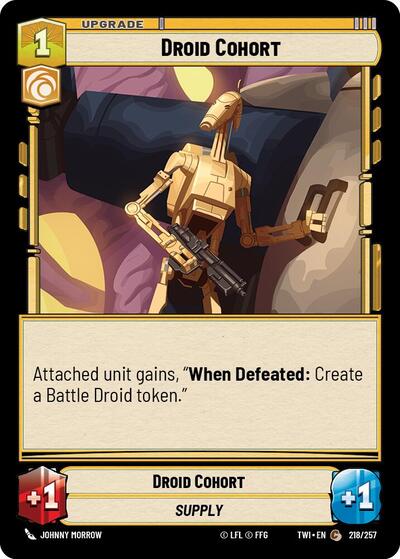 Droid Cohort  - Foil