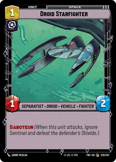 Droid Starfighter  - Foil