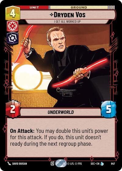 Dryden Vos - I Get All Worked Up - Foil