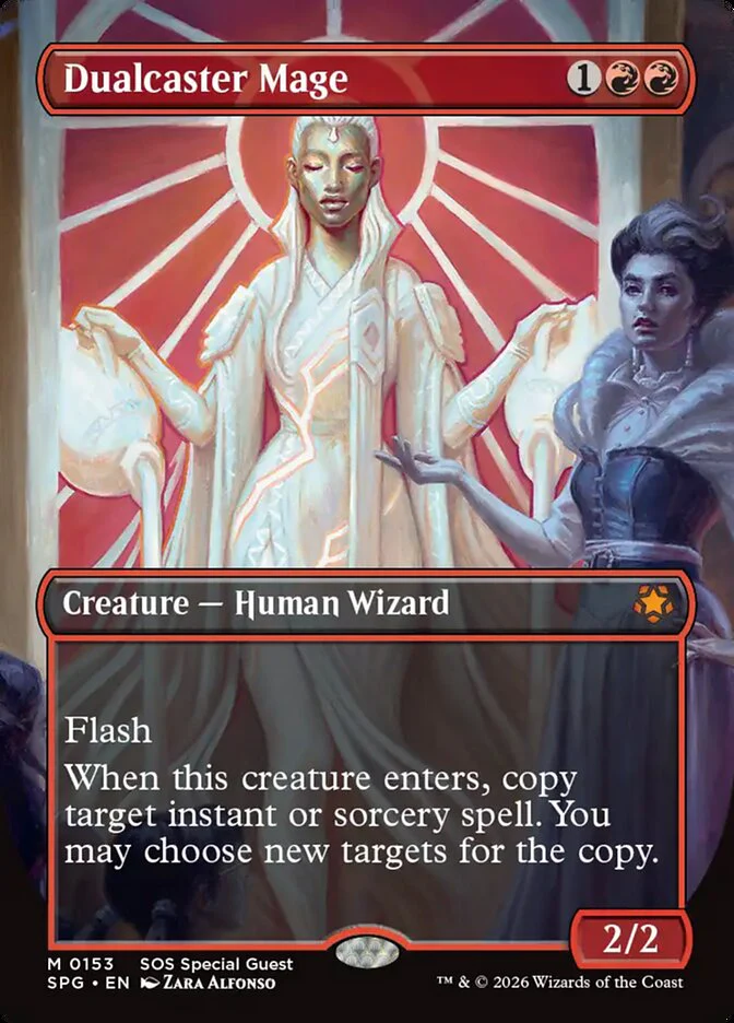 Dualcaster Mage - Borderless - Inverted (Foil)