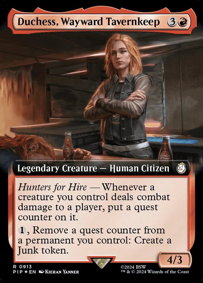 Duchess, Wayward Tavernkeep - Extended Art - Legendary - Surge Foil (Foil)