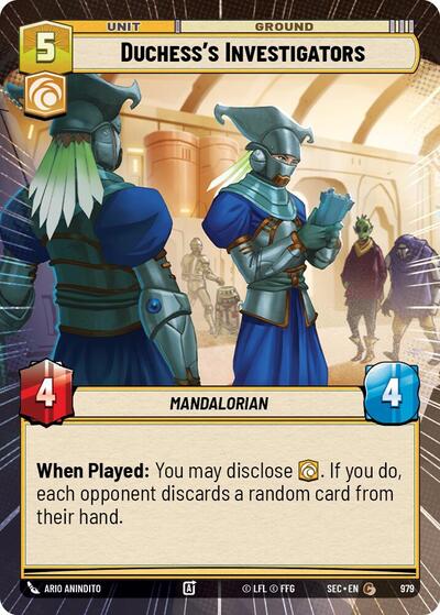 Duchess's Investigators (Hyperspace) - Foil