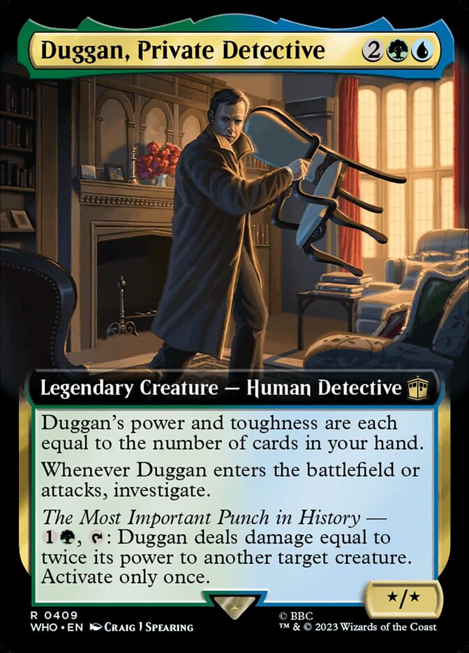 Duggan, Private Detective - Extended Art - Legendary (Foil)