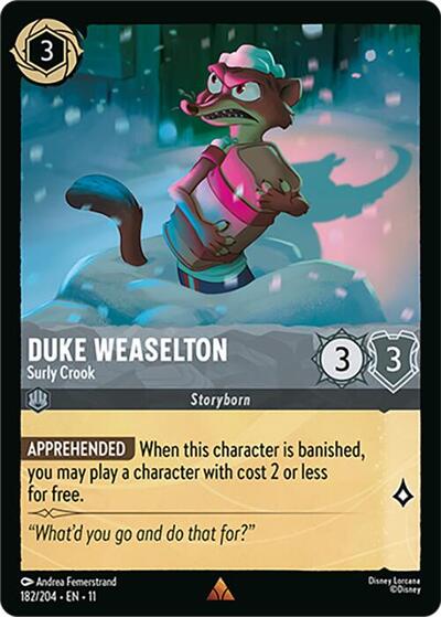 Duke Weaselton - Surly Crook - Foil