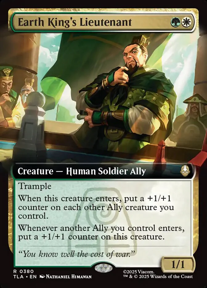 Earth King's Lieutenant - Extended Art (Foil)