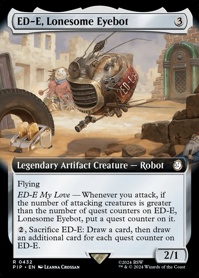 ED-E, Lonesome Eyebot - Extended Art - Legendary (Foil)