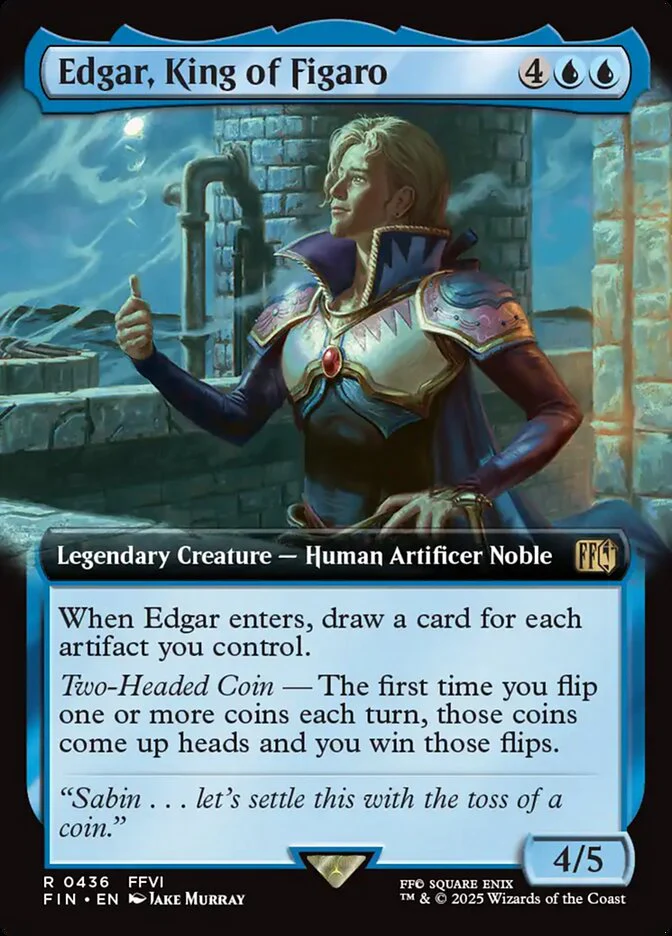 Edgar, King of Figaro - Extended Art - Legendary (Foil)