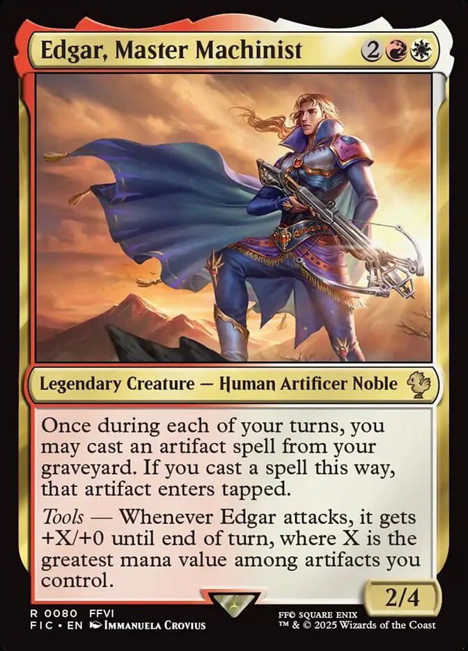 Edgar, Master Machinist - Legendary