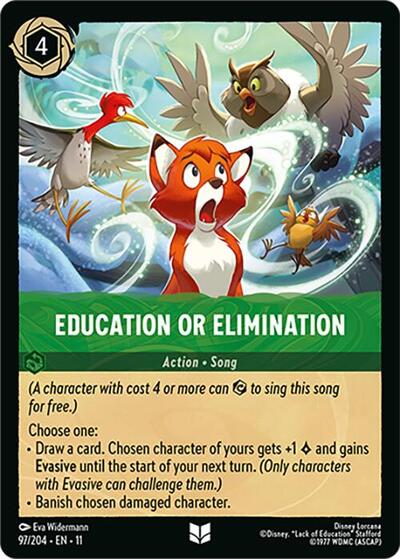 Education or Elimination - Foil