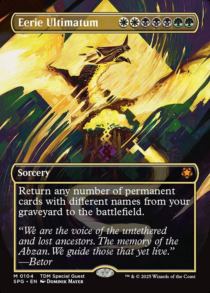 Eerie Ultimatum - Borderless - Full Art - Inverted (Foil)