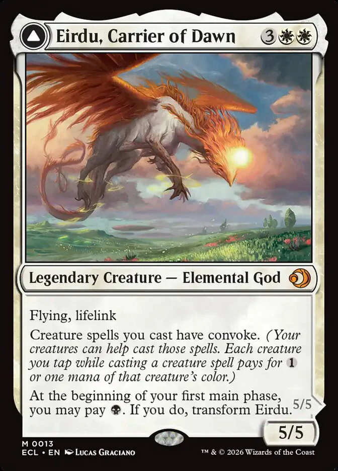 Eirdu, Carrier of Dawn // Isilu, Carrier of Twilight - Legendary