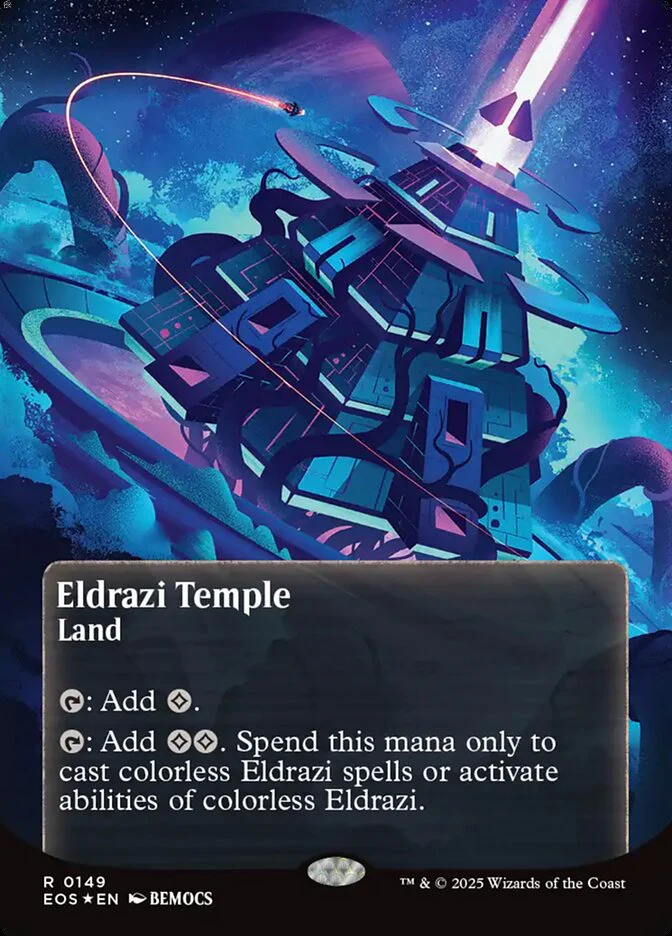 Eldrazi Temple - Borderless - Full Art - Inverted (Foil)