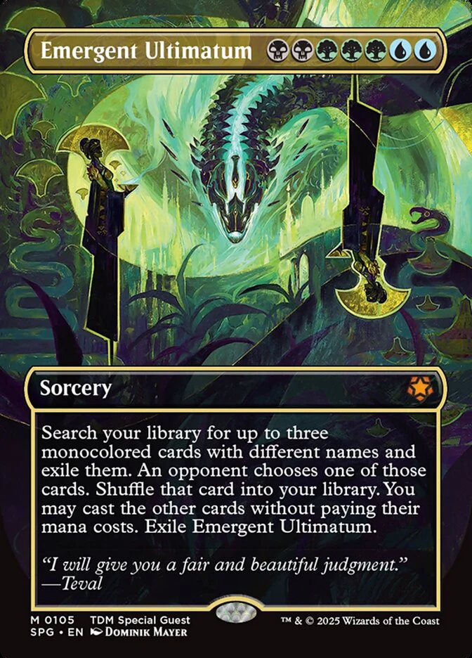 Emergent Ultimatum - Borderless - Full Art - Inverted