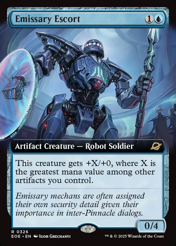 Emissary Escort - Extended Art (Foil)