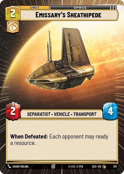 Emissary's Sheathipede (Hyperspace) - Foil
