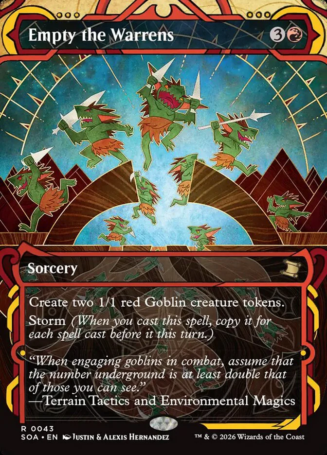 Empty the Warrens - Borderless - Inverted - Showcase (Foil)
