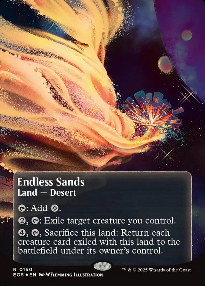 Endless Sands - Borderless - Full Art - Inverted (Foil)