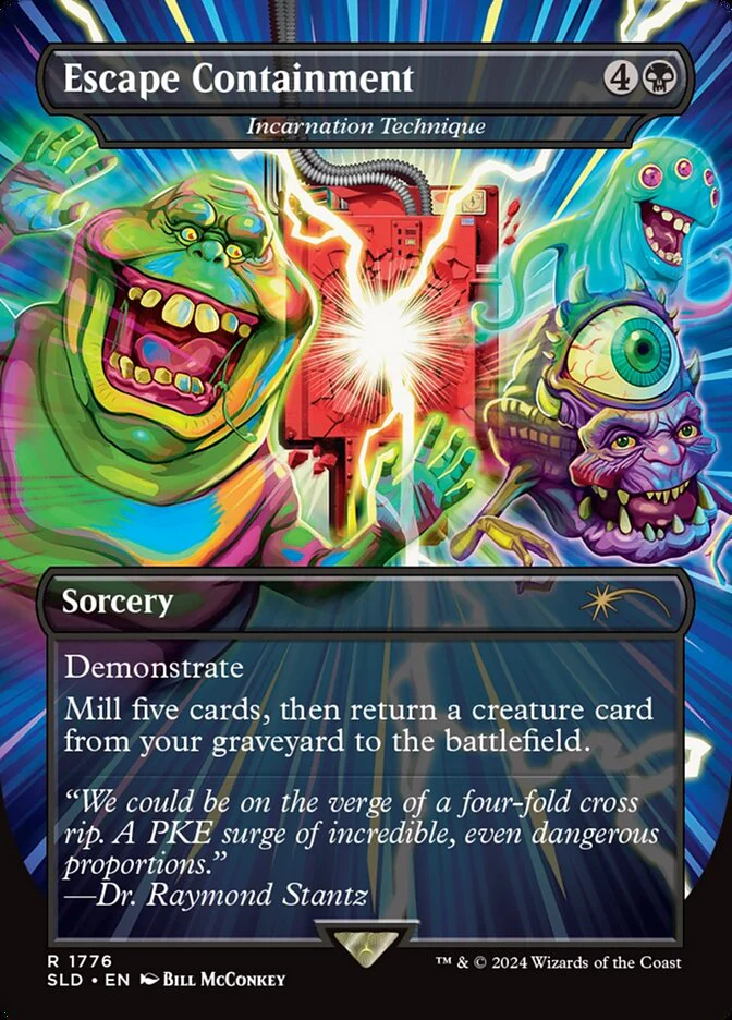 Escape Containment - Incarnation Technique - Borderless - Full Art