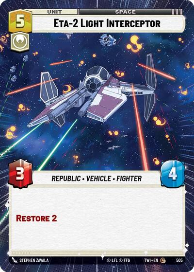 Eta-2 Light Interceptor  (Hyperspace) - Foil